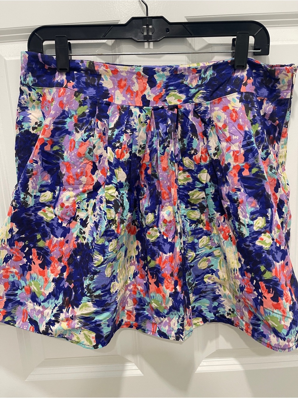 dELiA*s Multicolor Floral Print Pleated Skirt
